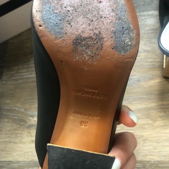 Givenchy triangle mules size 38 100% calf - Picture 5 of 15